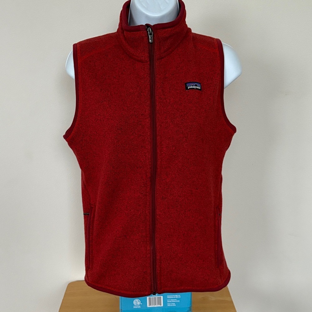 Patagonia Better Sweater Scarlet Vest Size Medium